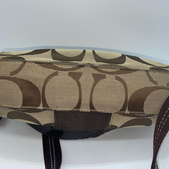 AUTHENTIC Coach Demi Stripe Shoulder Bag - Picture 5 of 5